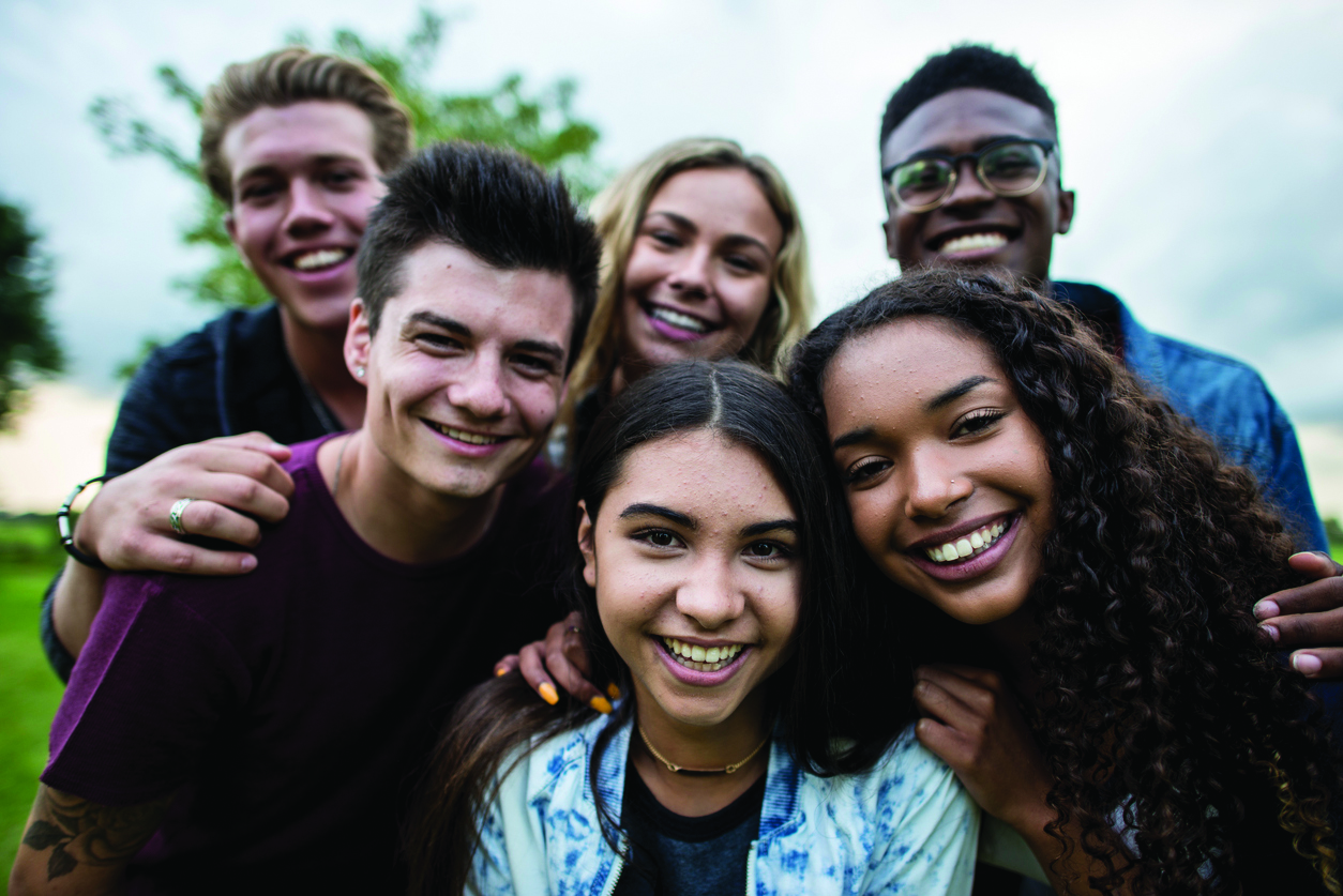 Group Of Teens